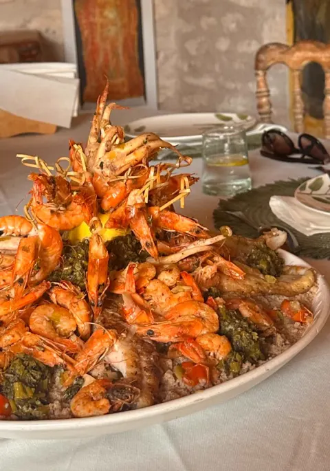 Couscous aux crevettes de l'Atlantique
